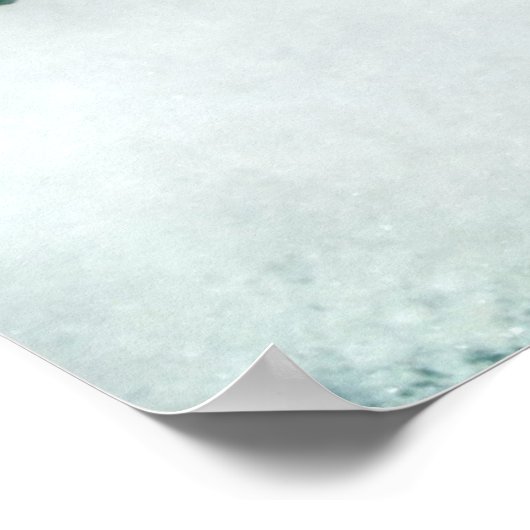 Winter-Rose Poster (Ecke)