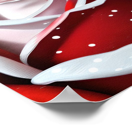 Winter-Rose Poster (Ecke)