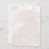 Winter Rose Schöne Babydusche Einladung (Rückseite)