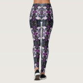 Winter Rose und Schmetterling Leggings (Rückseite)