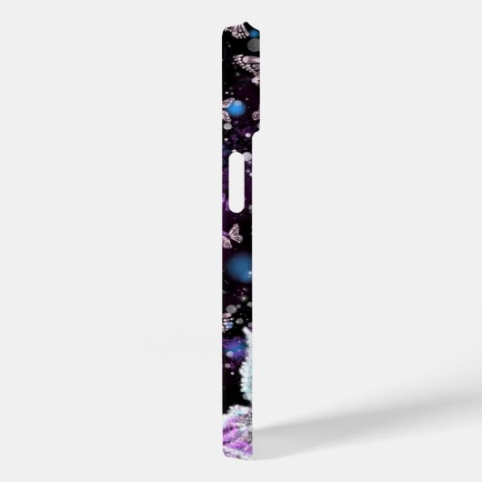 Winter Rose und Schmetterlinge Case-Mate iPhone Hülle (Rückseite / Rechts)