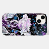 Winter Rose und Schmetterlinge Case-Mate iPhone Hülle (Rückseite (Horizontal))