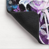 Winter Rose und Schmetterlinge Maus Pad Mousepad (Ecke)