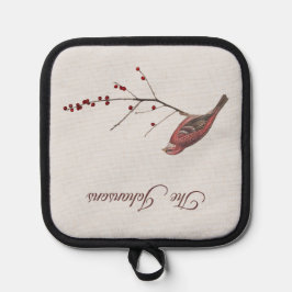 Winter Rosy Bullfinch Bird Winterberry Holly Topflappen