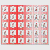 Winter (rot) Alte Englische Scheune (Grau 1) Niedl Geschenkpapier (Flach)