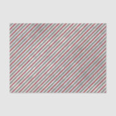 Winter Rot und Grüner Streifen Seidenpapier (Vorderseite)