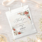 Winter Rote Gastgeschenk Hochzeit Pinecone Bags Geschenktütchen (Ausgeschnitten)