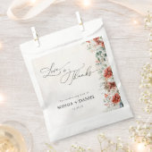 Winter Rote Gastgeschenk Hochzeit Pinecone Bags Geschenktütchen (Ausgeschnitten)