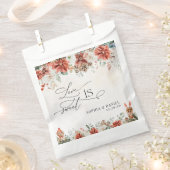 Winter Rote Gastgeschenk Hochzeit Pinecone Bags Geschenktütchen (Ausgeschnitten)