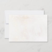 Winter Rote Landschaft Pinecone Hochzeitskarte RSVP Karte (Rückseite)