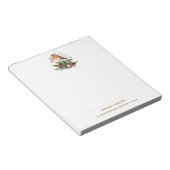 Winter-Rotkehlchen-Weihnachten Notizblock (angewinkelt)