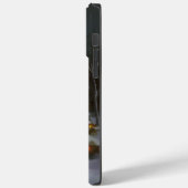 Winter Rottweiler Caravan Weihnachtsabenteuer Case-Mate iPhone Hülle (Rückseite / Links)