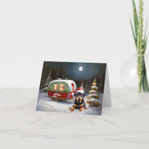 Winter-Rottweiler-Karawanen-Weihnachtsabenteuer Karte