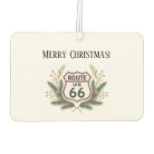 Winter Route 66 Weihnachtskiefernduft Autolufterfrischer (Rückseite)