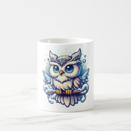 Winter Royal Owl Kaffeetasse (Mittel)
