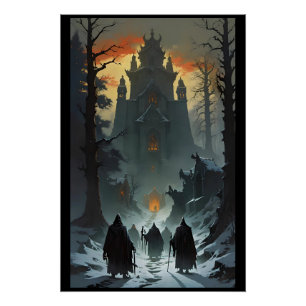 Winter-Rückzüge Poster