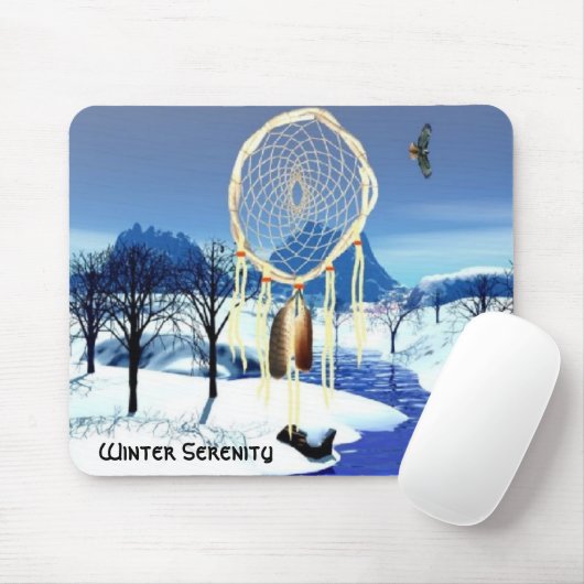 Winter-Ruhe Mousepad (Mit Mouse)
