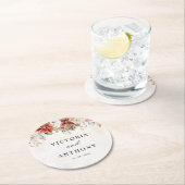 Winter-Runde-Hochzeitsuntersetzer Runder Pappuntersetzer (Vor Ort)