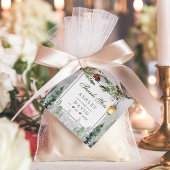 Winter Rustic Pine Trees Lantern Hochzeit Vielen D Geschenkanhänger