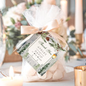 Winter Rustic Pine Trees Lantern Hochzeit Vielen D Geschenkanhänger