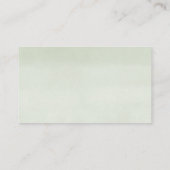 Winter rustikal grün Babydusche Windel Verlosung Begleitkarte (Rückseite)