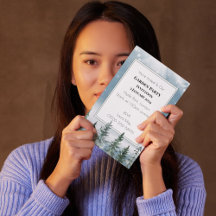 Winter Rustikale Pine Trees Lantern Botanische Hoc