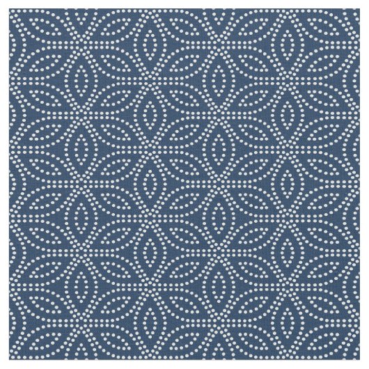 Winter Sacred Geometry Muster Stoff (Nahaufnahme)