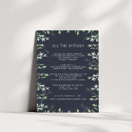 Winter Sage Gästekarte Begleitkarte