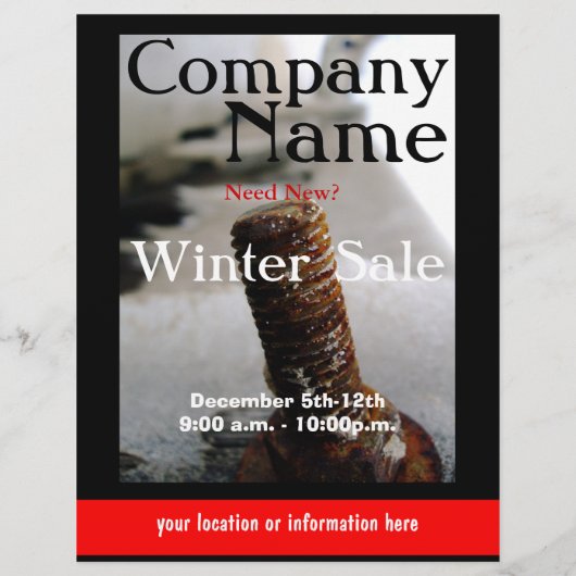 Winter Sale Flyer (Hinten)