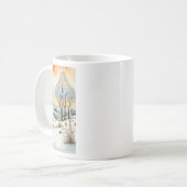 Winter-Samenspodesticker  Kaffeetasse (Vorderseite Links)