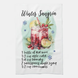 Winter Sangria Rezept Kochen Essenziell Geschirrtuch