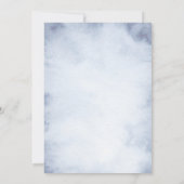 Winter Santa Baby Dusche Weihnachtspolar Einladung (Rückseite)