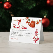 Winter Santa  Dankeskarte