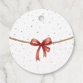 Winter Santa  Geschenkanhänger (Rückseite)