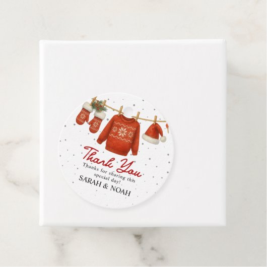 Winter Santa  Geschenkanhänger (Beispiel)