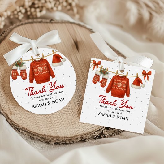 Winter Santa  Geschenkanhänger