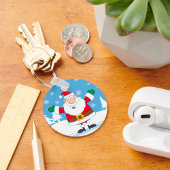 Winter Santa Schlüsselanhänger