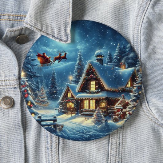 Winter/Santa/Weihnachten/Schnee Button (Beispiel)