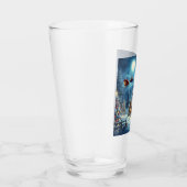 Winter/Santa/Weihnachten/Schnee Glas (Rechts)