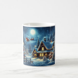 Winter/Santa/Weihnachten/Schnee Kaffeetasse