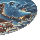 Winter/Santa/Weihnachten/Schnee Schneidebrett (Ecke)