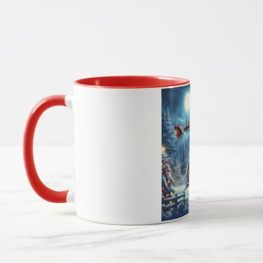 Winter/Santa/Weihnachten/Schnee Tasse (Links)