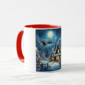 Winter/Santa/Weihnachten/Schnee Tasse (Vorderseite Links)