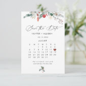 Winter Save the Date (Stehend Vorderseite)