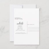 Winter Save the Date (Rückseite)