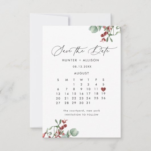 Winter Save the Date (Vorderseite)