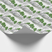 Winter Scape 2 Wrapper Geschenkpapier (Ecke)