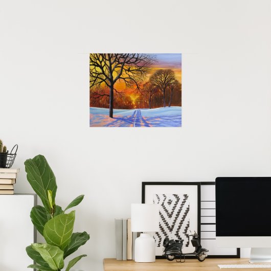 Winter Scape / Poster (Heimbüro)