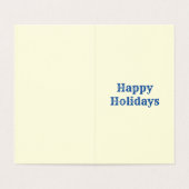 Winter Scene 25 Pack Holiday Cards (Innenseite Aufgefaltet)