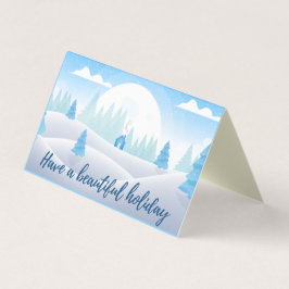 Winter Scene 25 Pack Holiday Cards